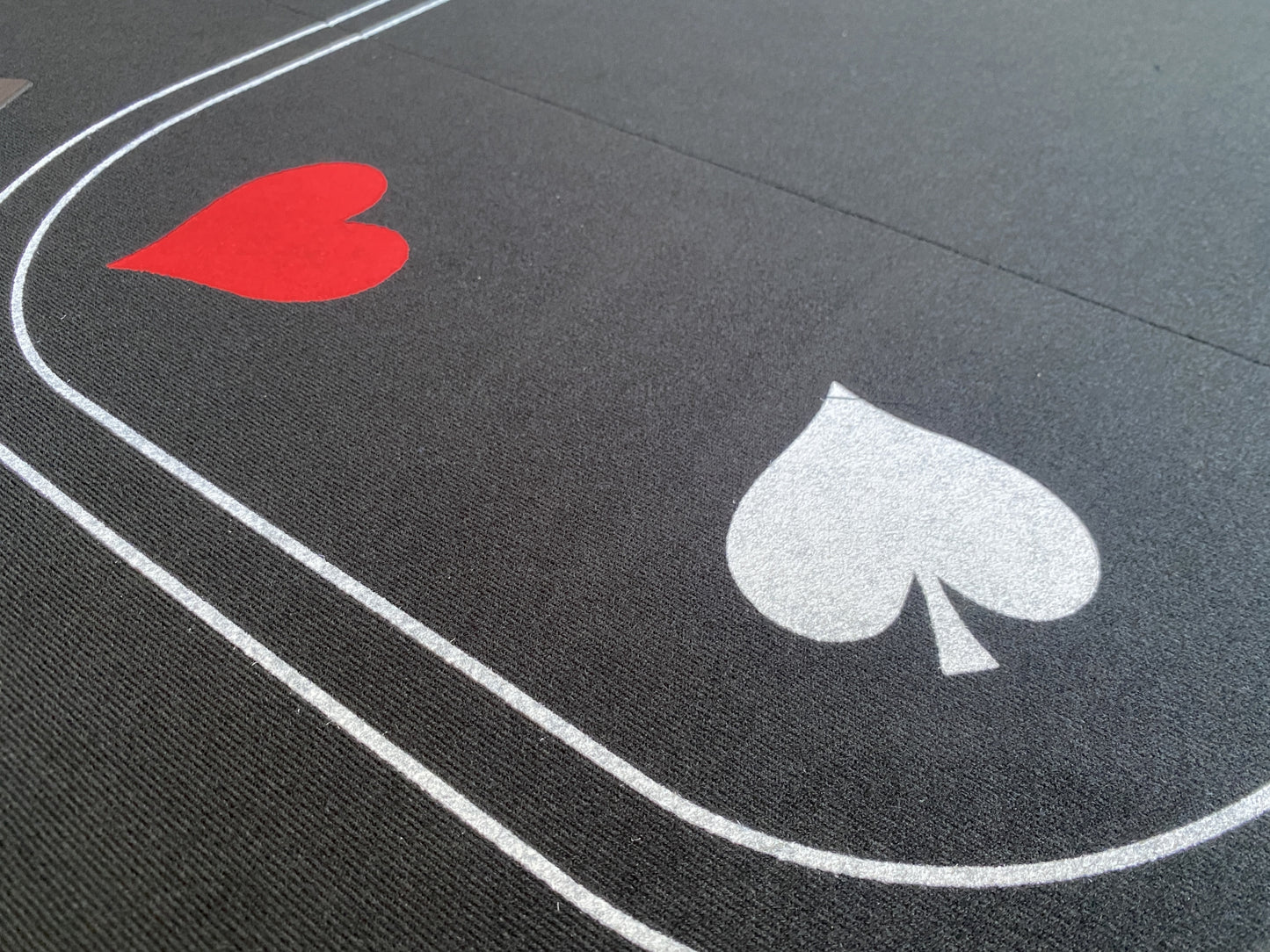 3 in 1 Folding Black Face Poker Table Top for Blackjack & Roulette & Casino Game