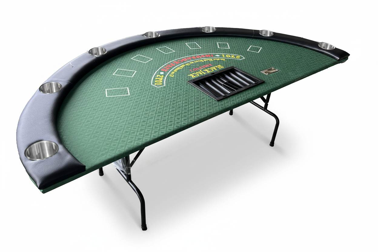 72" Folding Poker Table – Compact, Casual & Ready for Game Night