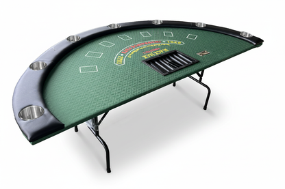 72" Folding Blackjack Table – Compact Casino Table for Home Game Nights