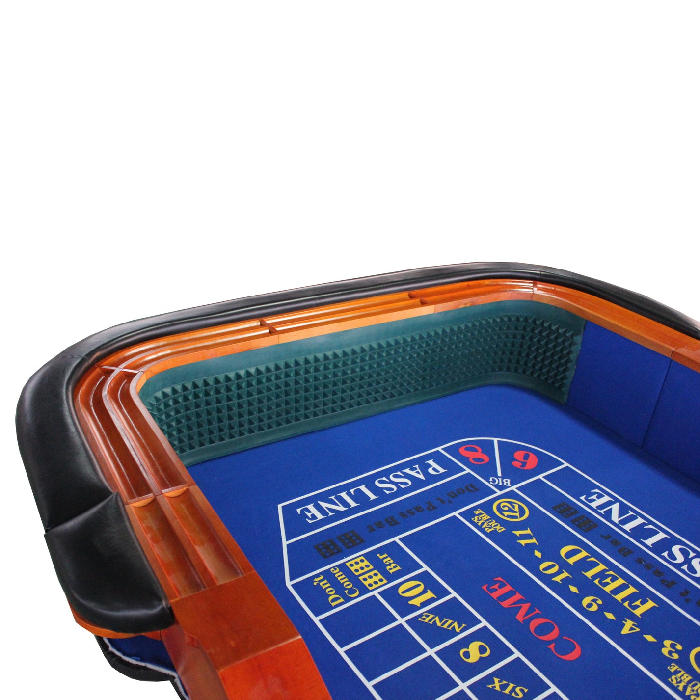 93" Craps Table with Diamond Rubber Blue Color IDS Online Store